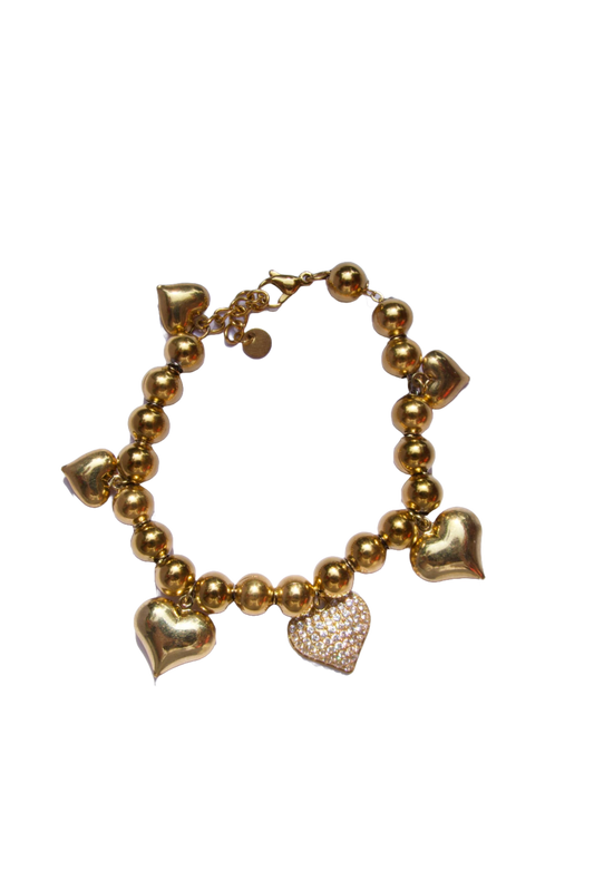 Bracciale Eco di cuori