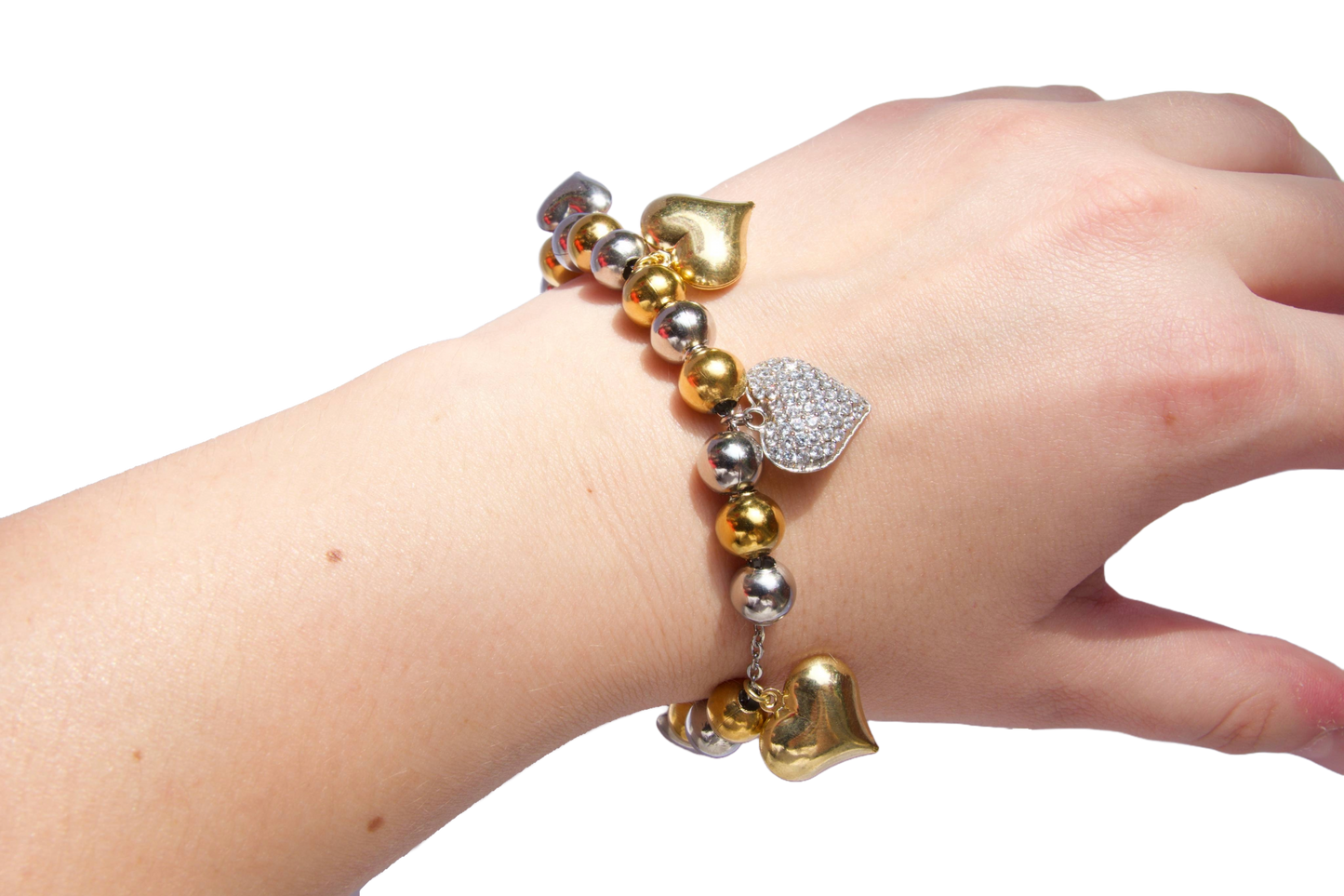 Bracciale Eco di cuori